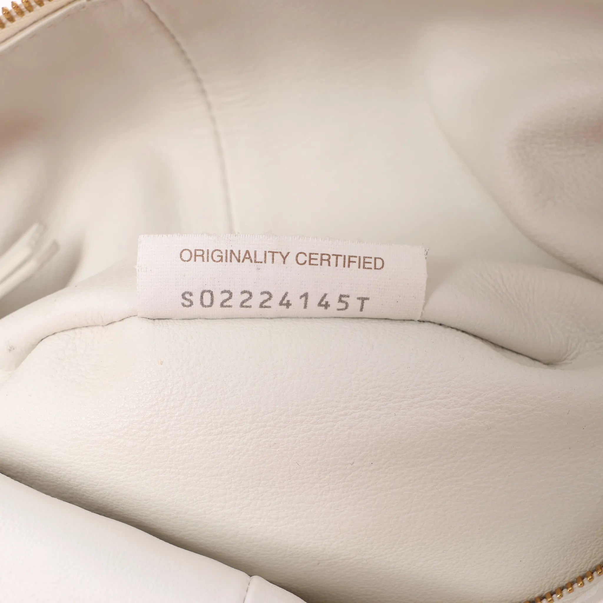 BOTTEGA VENETA Double Knot Mini Leather Handbag in White