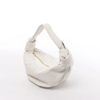 BOTTEGA VENETA Double Knot Mini Leather Handbag in White