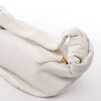 BOTTEGA VENETA Double Knot Mini Leather Handbag in White