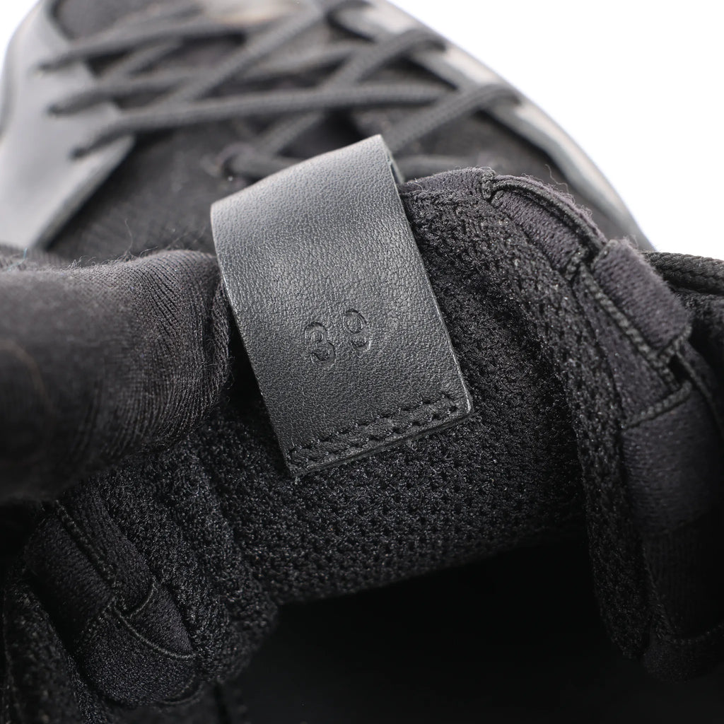 Bottega Veneta Scar Tex Fabric Sneakers in Black, Size 39 EU