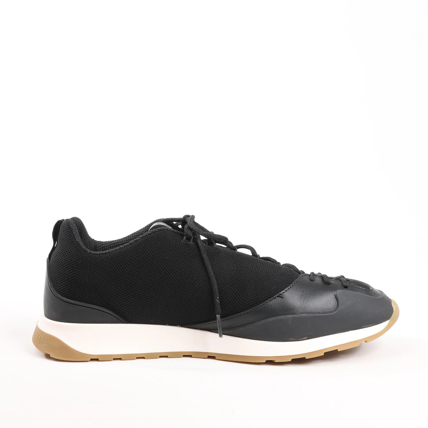 Bottega Veneta Scar Tex Fabric Sneakers in Black, Size 39 EU