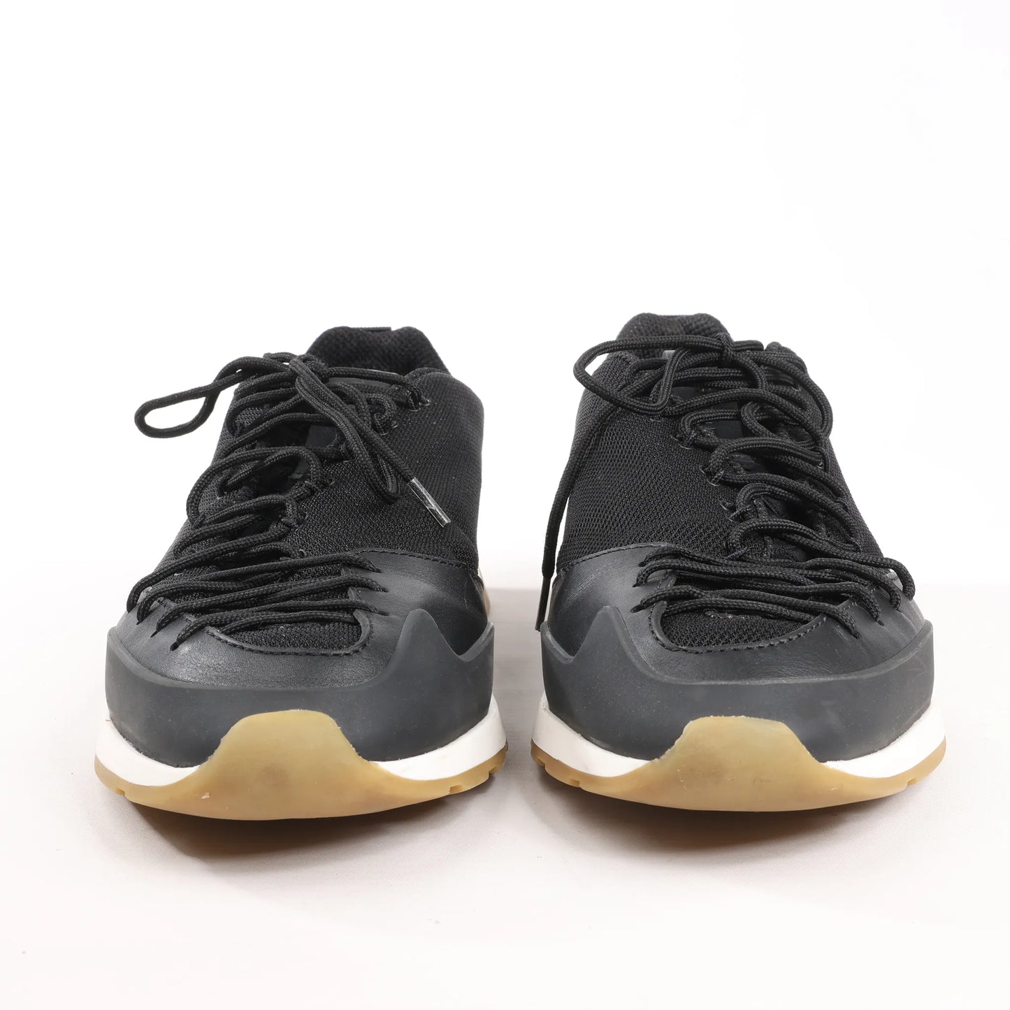 Bottega Veneta Scar Tex Fabric Sneakers in Black, Size 39 EU