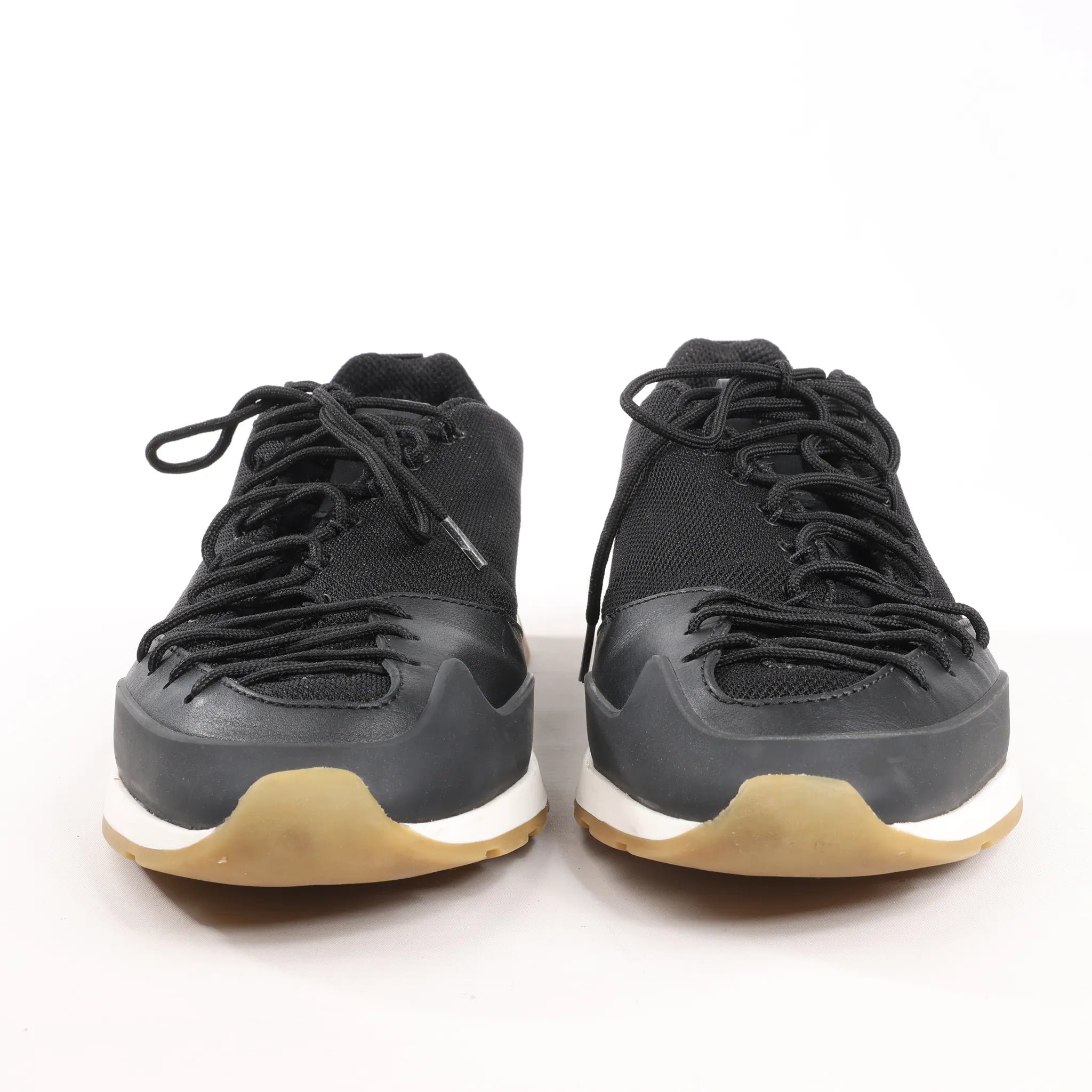 Bottega Veneta Scar Tex Fabric Sneakers in Black, Size 39 EU