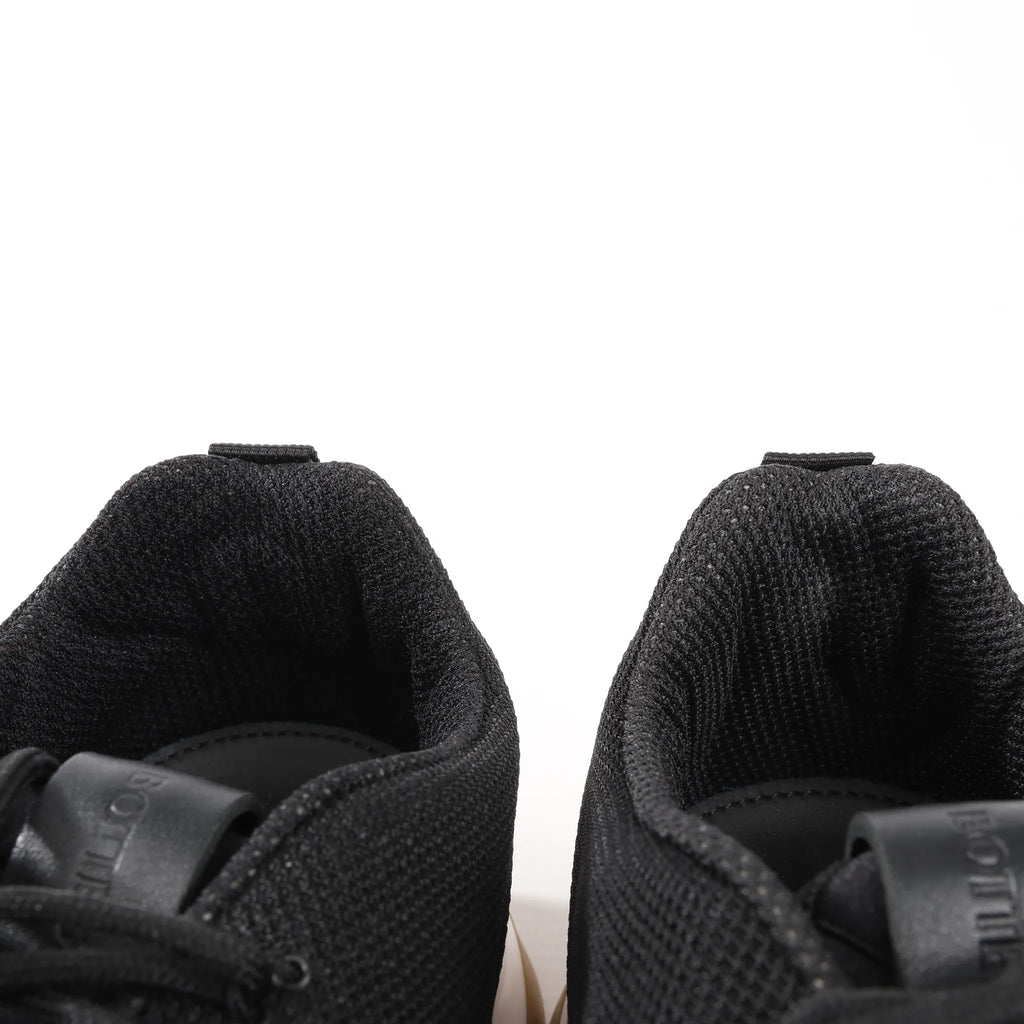 Bottega Veneta Scar Tex Fabric Sneakers in Black, Size 39 EU