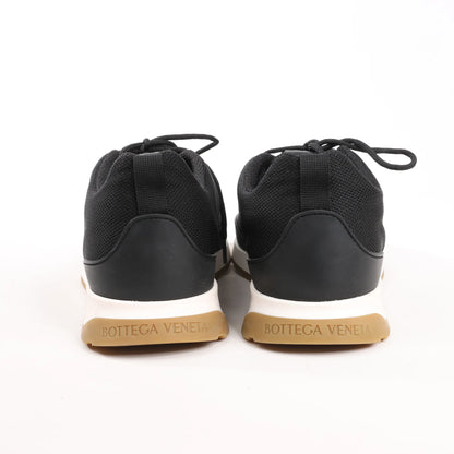 Bottega Veneta Scar Tex Fabric Sneakers in Black, Size 39 EU