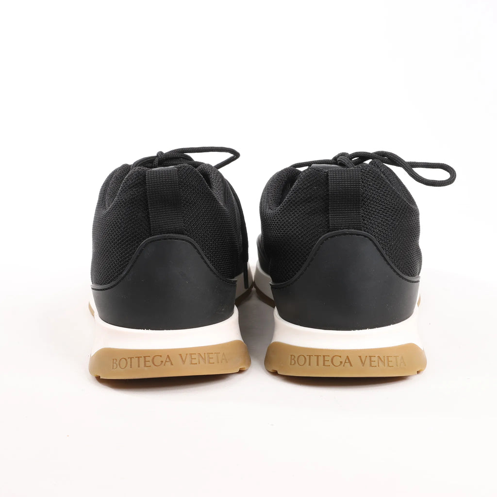 Bottega Veneta Scar Tex Fabric Sneakers in Black, Size 39 EU