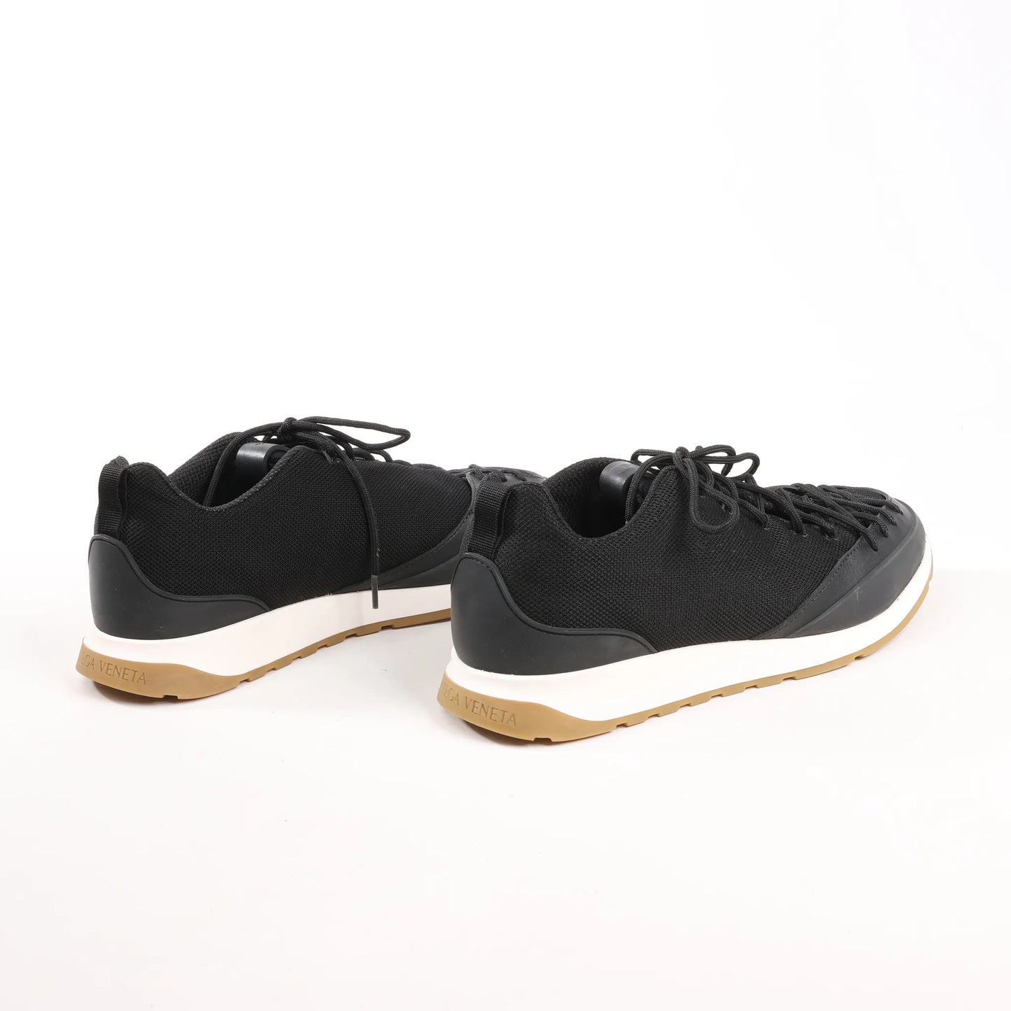 Bottega Veneta Scar Tex Fabric Sneakers in Black, Size 39 EU