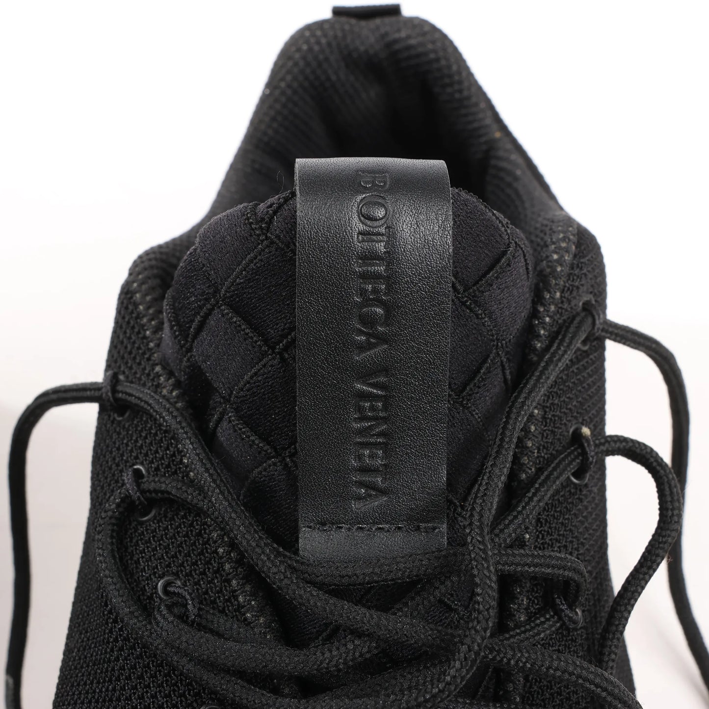 Bottega Veneta Scar Tex Fabric Sneakers in Black, Size 39 EU