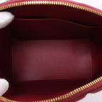Bottega Veneta Half Moon Padded Leather Crossbody Bag in Burgundy 593165