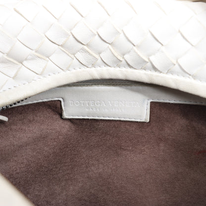 Bottega Veneta Intrecciato Hobo Leather Shoulder bag in White