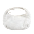 Bottega Veneta Intrecciato Hobo Leather Shoulder bag in White