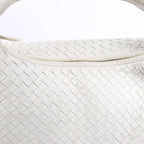 Bottega Veneta Intrecciato Hobo Leather Shoulder bag in White