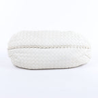 Bottega Veneta Intrecciato Hobo Leather Shoulder bag in White