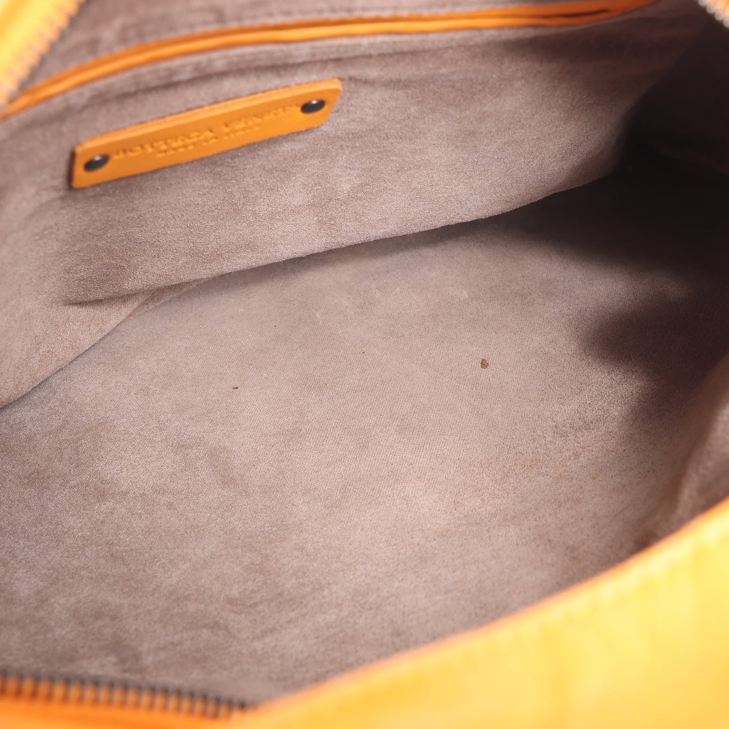 Bottega Veneta Intrecciato Hobo Leather Shoulder Bag in Orange