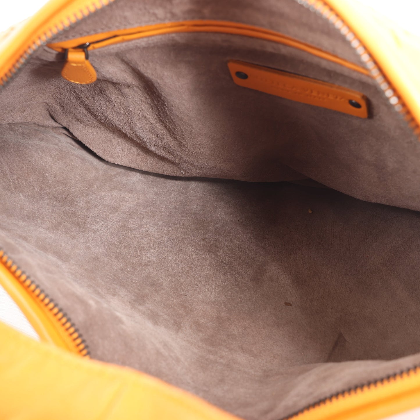 Bottega Veneta Intrecciato Hobo Leather Shoulder Bag in Orange