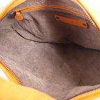 Bottega Veneta Intrecciato Hobo Leather Shoulder Bag in Orange