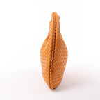 Bottega Veneta Intrecciato Hobo Leather Shoulder Bag in Orange
