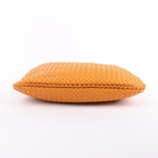 Bottega Veneta Intrecciato Hobo Leather Shoulder Bag in Orange