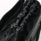 Bottega Veneta Intrecciato Leather 2Way Handbag in Black