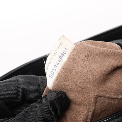 Bottega Veneta Intrecciato Leder 2Way Handtasche in Schwarz