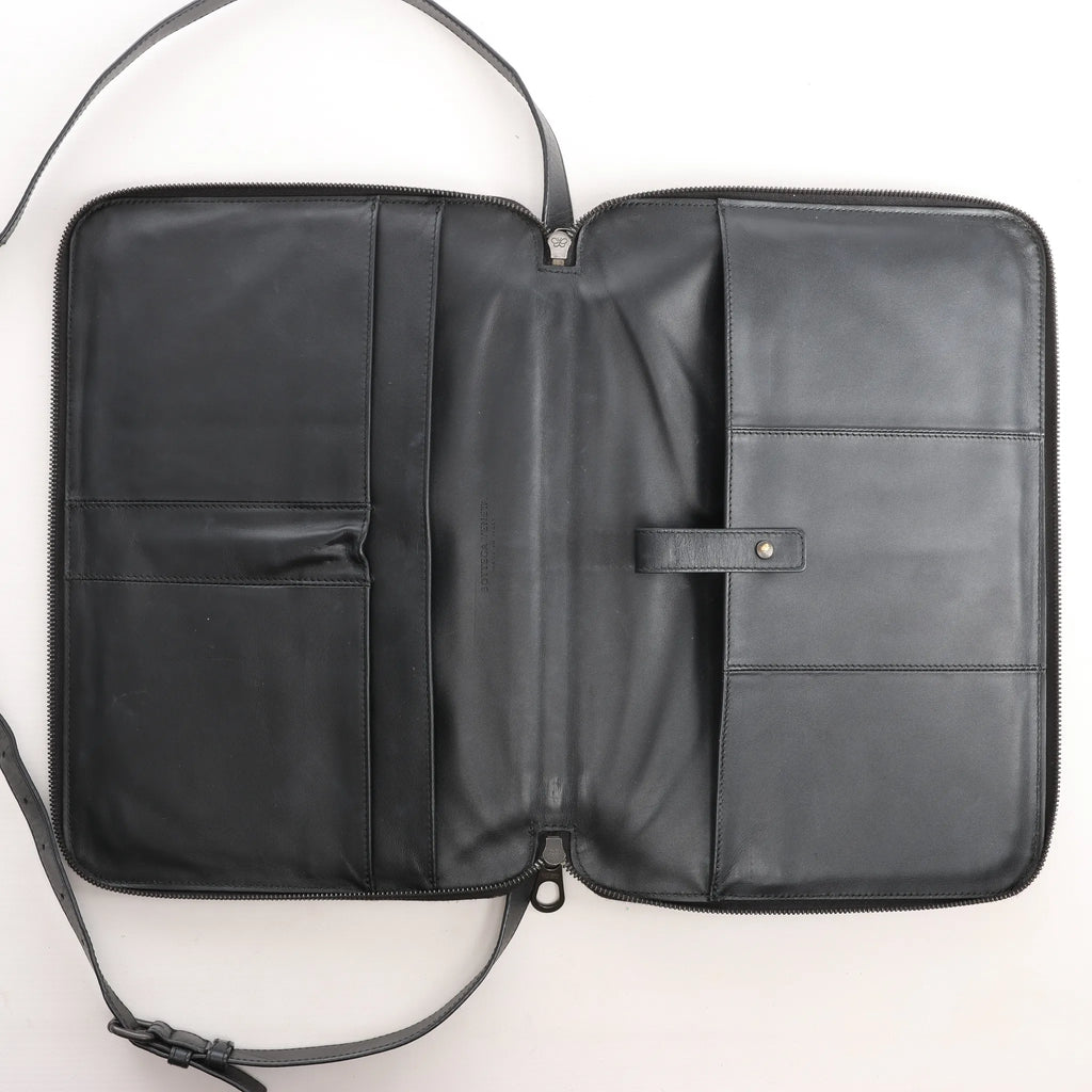 Bottega Veneta Intrecciato Crossbody Bag in Black