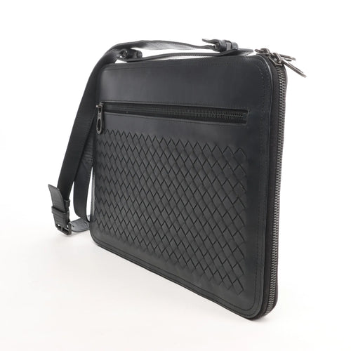 Bolso bandolera Bottega Veneta Intrecciato en negro