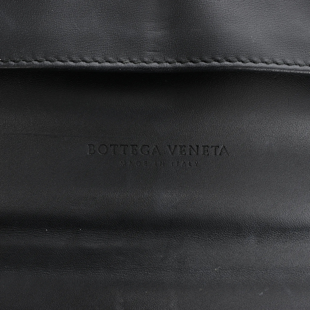 Bottega Veneta Intrecciato Crossbody Bag in Black