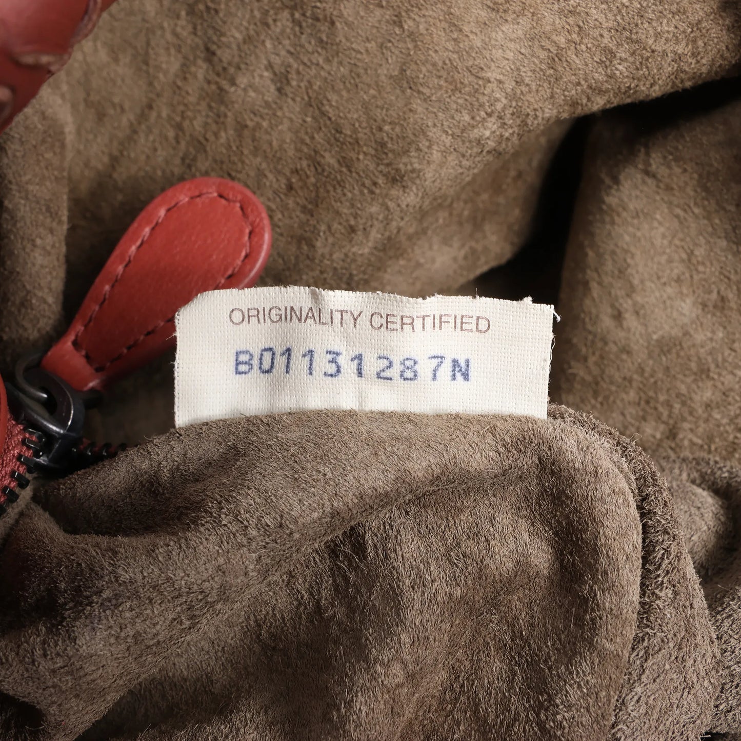 Bottega Veneta Sac à main en cuir Intrecciato en rouge poussiéreux