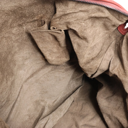 Bottega Veneta Sac à main en cuir Intrecciato en rouge poussiéreux