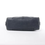 Bottega Veneta Intrecciato Leather 2Way Handbag in Navy Blue 194403