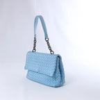 Bolso cruzado Bottega Veneta Cassette Maxi Intrecciato de piel en color beis