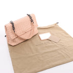 Bolso de hombro de cuero Intrecciato Bottega Veneta en rosa