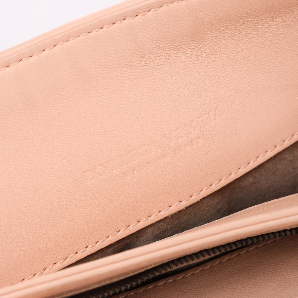 Bolso de hombro de cuero Intrecciato Bottega Veneta en rosa