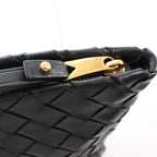 Bottega Veneta Intrecciato Leather Clutch bag in Black