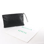 Bottega Veneta Intrecciato Leather Clutch bag in Black