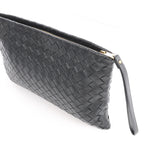 Bottega Veneta Intrecciato Leather Clutch bag in Black