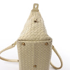 Bottega Veneta Montaigne  Intrecciato Leather Shoulder Bag in Beige 173398