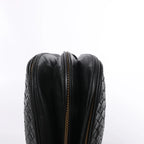 Bottega Veneta Intrecciato Leather Shoulder Bag in Black 169850