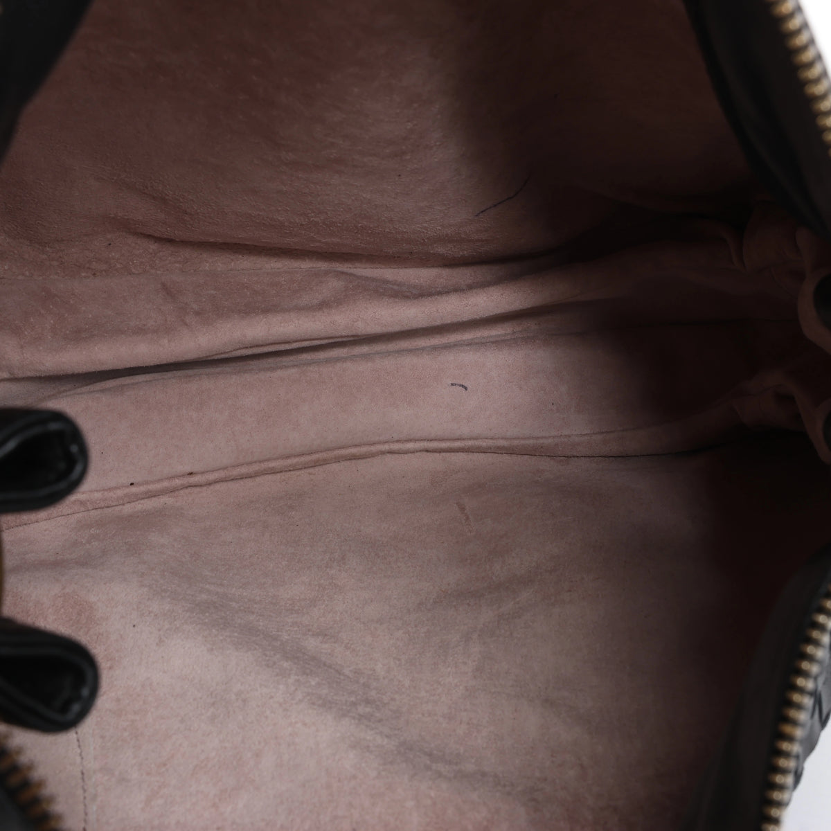Bottega Veneta Intrecciato Leather Shoulder Bag in Black 169850
