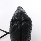 Bolso de hombro de cuero Intrecciato Bottega Veneta en rosa