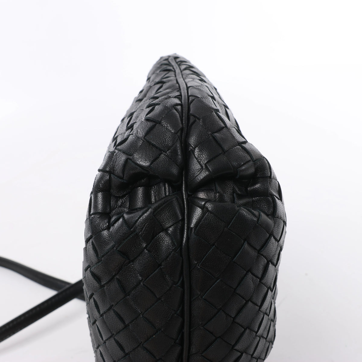 Bolso de hombro de cuero Intrecciato Bottega Veneta en rosa