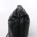 Bolso de hombro de cuero Intrecciato Bottega Veneta en rosa