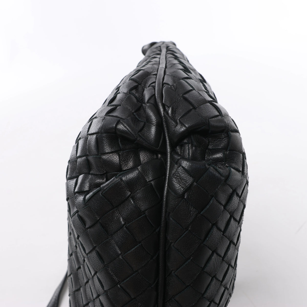 Bolso de hombro de cuero Intrecciato Bottega Veneta en rosa