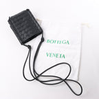 Bottega Veneta Intrecciato Leather Crossbody bag in Black