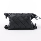 Bottega Veneta Intrecciato Leather Crossbody bag in Black