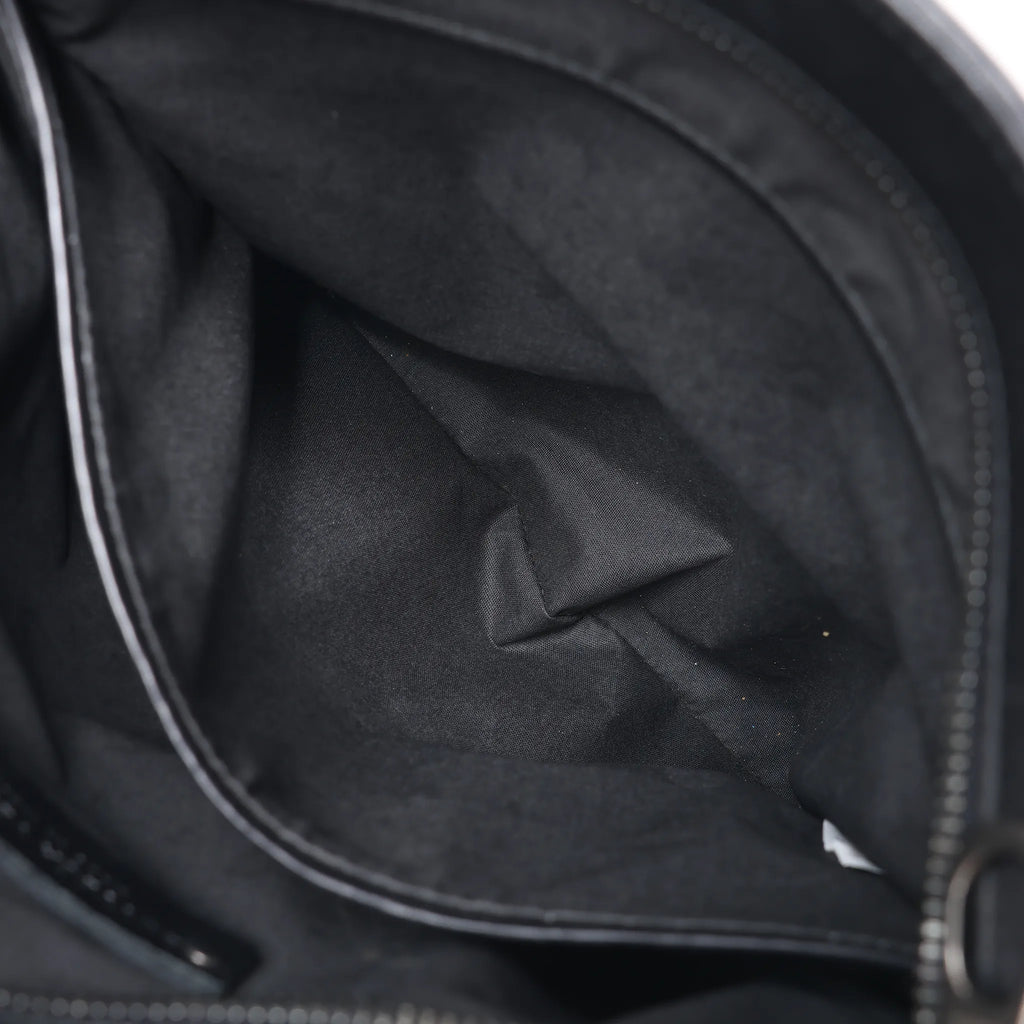 Bottega Veneta VN Intrecciato Leather Crossbody Messenger Bag in Black