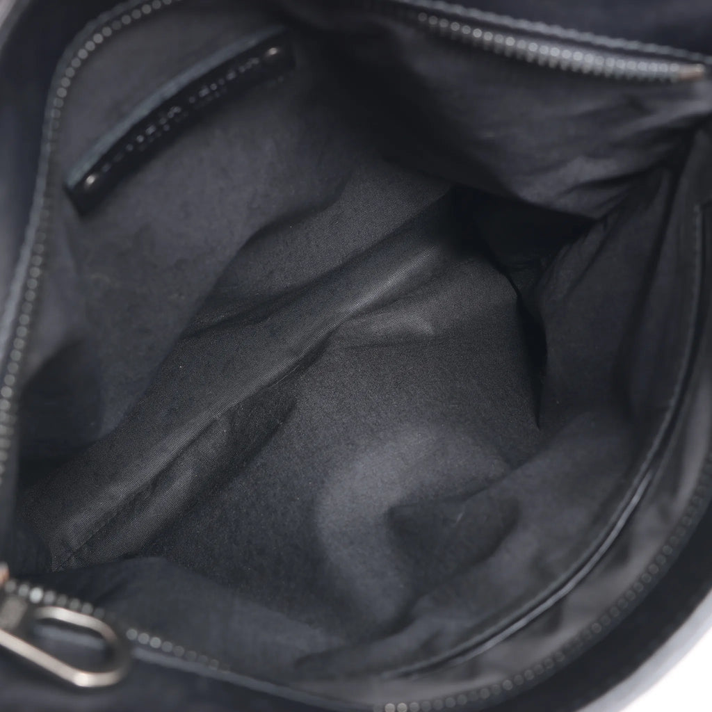 Bottega Veneta VN Intrecciato Leather Crossbody Messenger Bag in Black