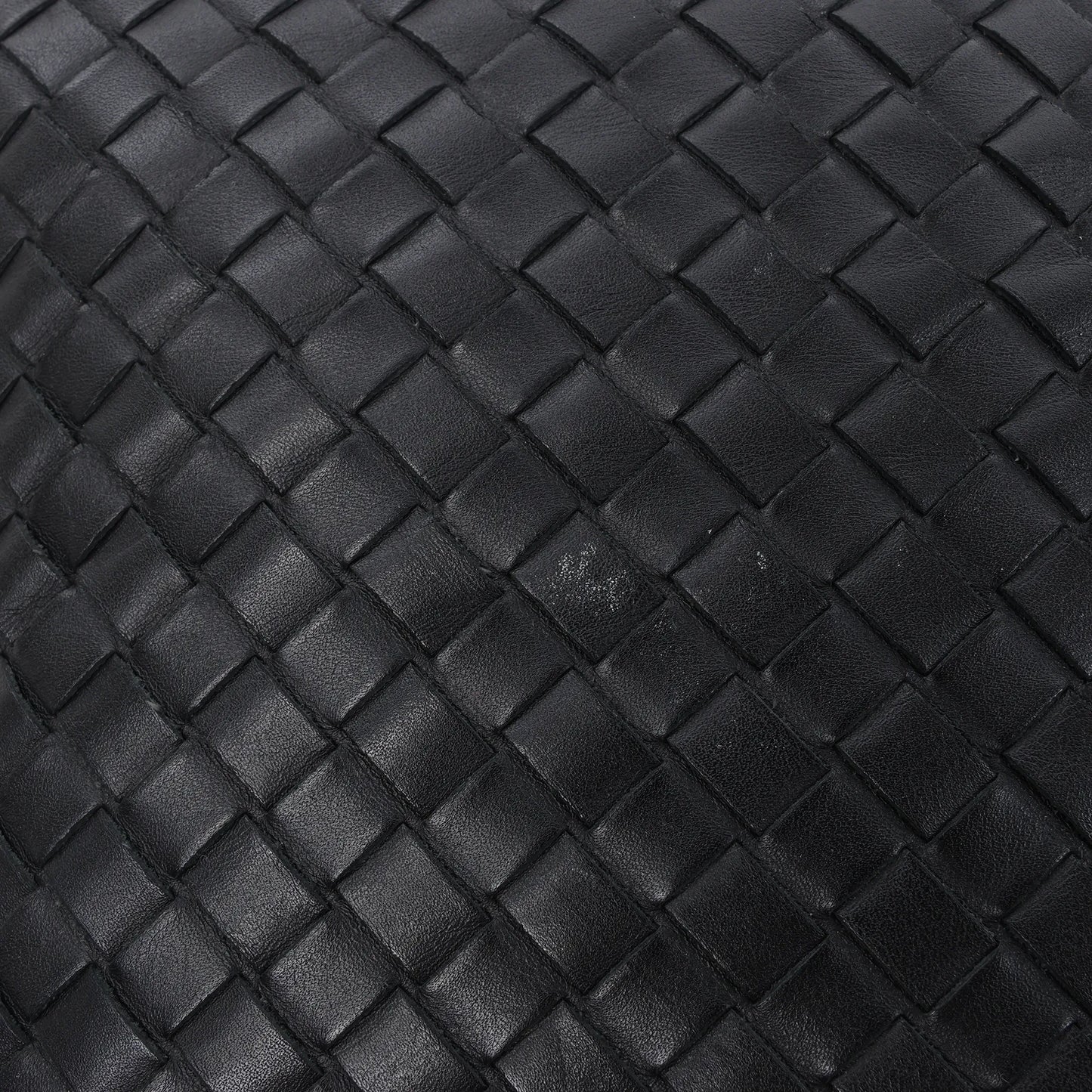 Bottega Veneta VN Intrecciato Sac bandoulière en cuir noir
