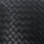 Bottega Veneta VN Intrecciato Leather Crossbody Messenger Bag in Black