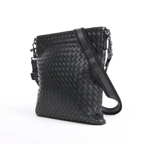 Bolso bandolera tipo bandolera Bottega Veneta VN Nappa Intrecciato en negro